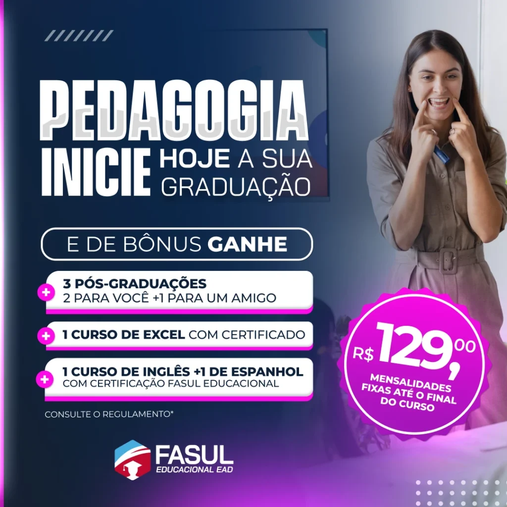 faculdade de pedagogia ead